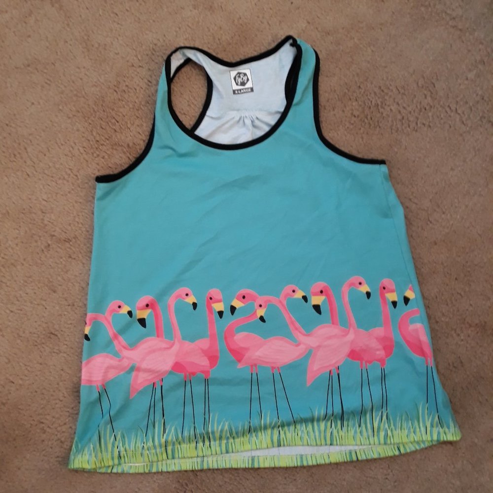 Sleep Tank Shirt Flamingos
